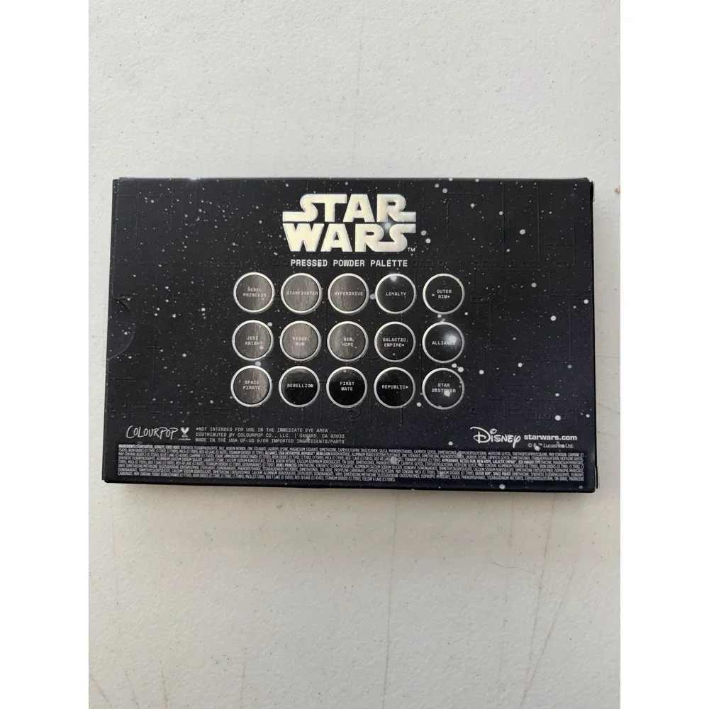 Colourpop x Star Wars 15 Pan Pressed Powder Eyeshadow Palette 18g New in Box